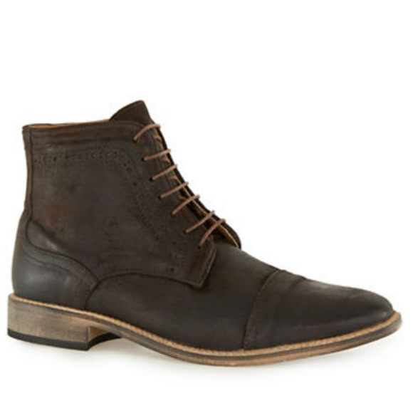 Topman Other - NWT Topman Ford Suede Toecap Lace-up Boots